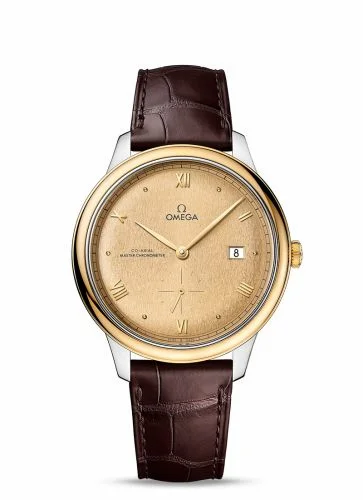Omega De Ville Small Seconds Master Chronometer Stainless Steel - Yellow Gold / Champagne 434.23.41.20.08.001 (43423412008001)